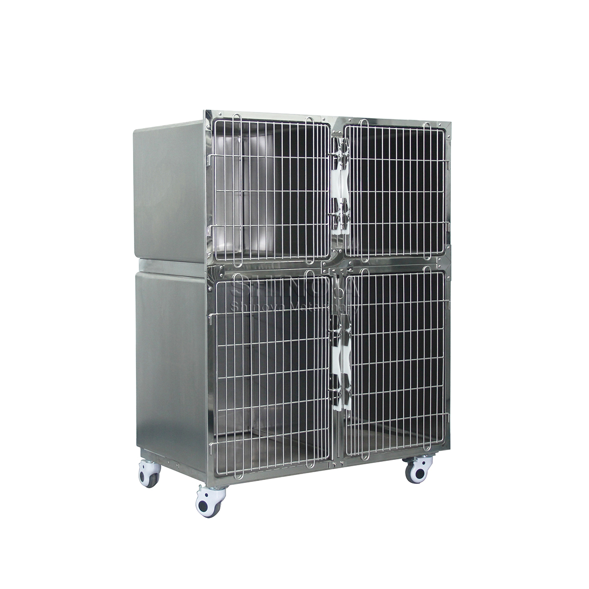 Kandang anjing gaya kering stainless steel stainless steel