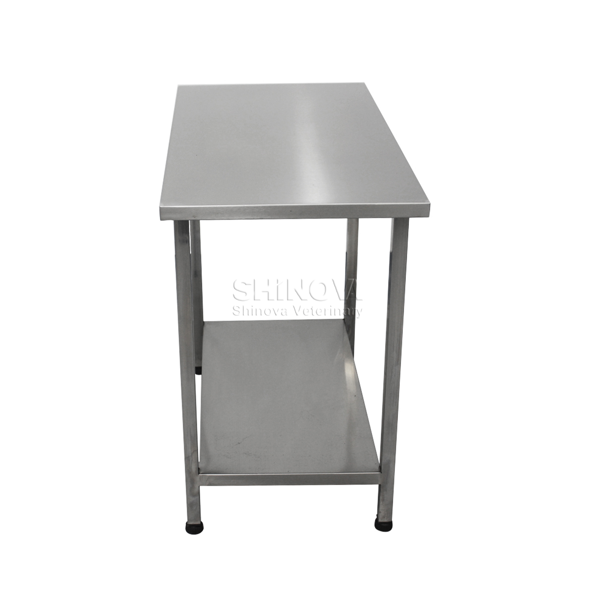 Meja perlakuan stainless steel dengan laci