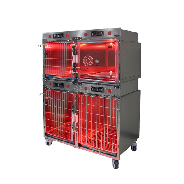 Sangkar oksigen terapi stainless steel (ICU sederhana)