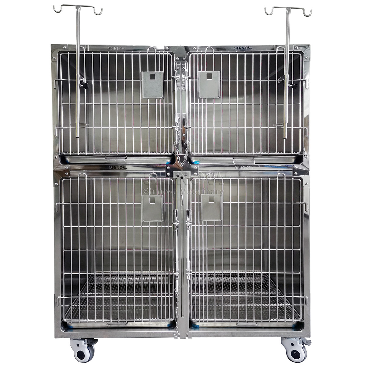 Kandang anjing stainless steel modular