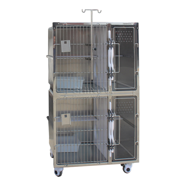 Kandang kucing stainless steel bermutu tinggi