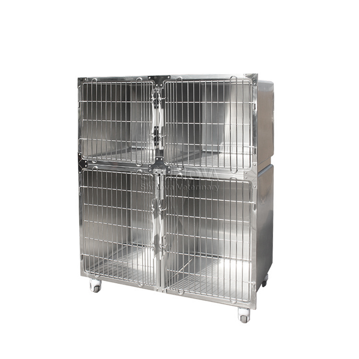 Kandang anjing gaya kering stainless steel stainless steel
