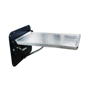 Meja ujian lipat yang dipasang di dinding stainless steel stainless steel
