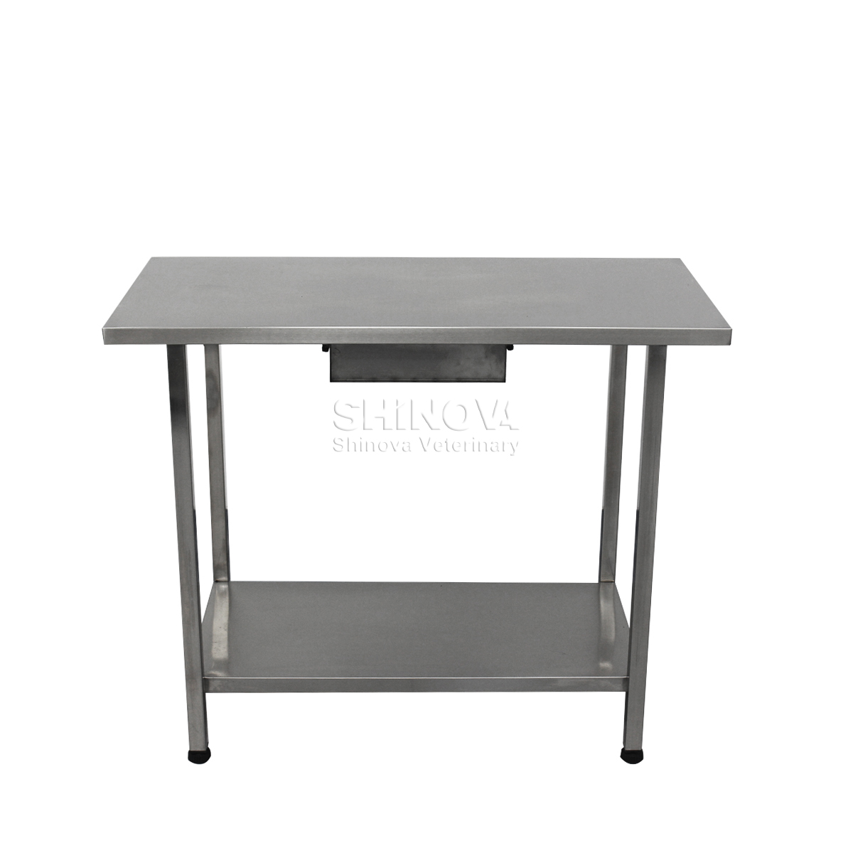 Meja perlakuan stainless steel dengan laci