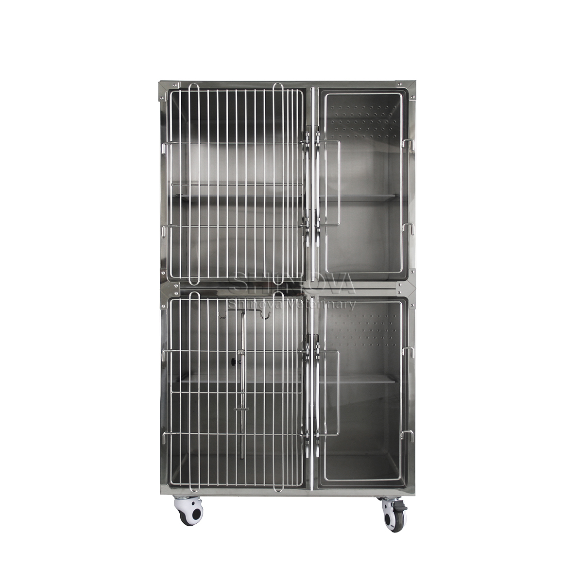Kandang kucing stainless steel bermutu tinggi