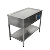 Meja penimbangan hewan peliharaan stainless steel