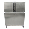 Kandang anjing stainless steel modular (dengan soket daya)