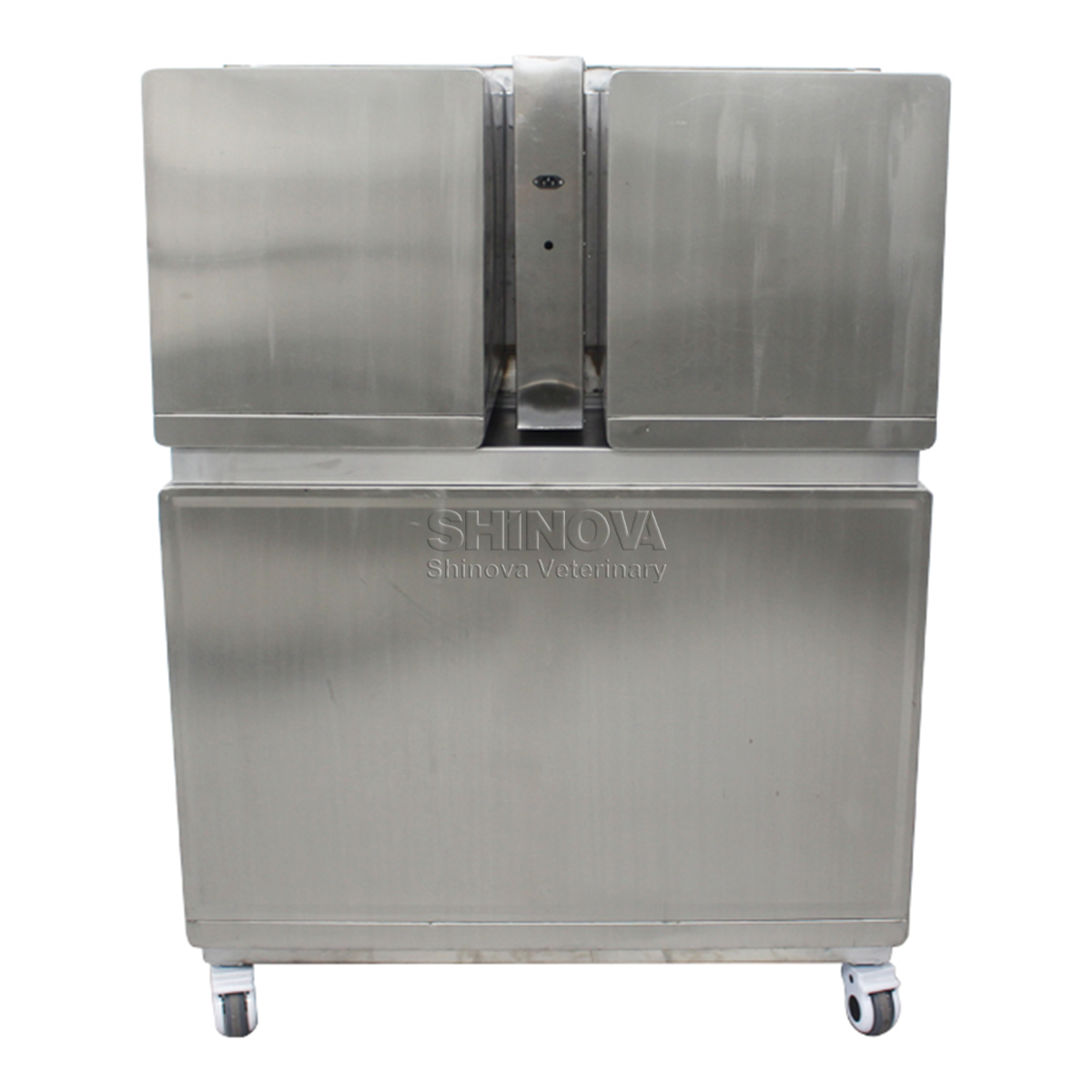 Kandang anjing stainless steel modular (dengan soket daya)