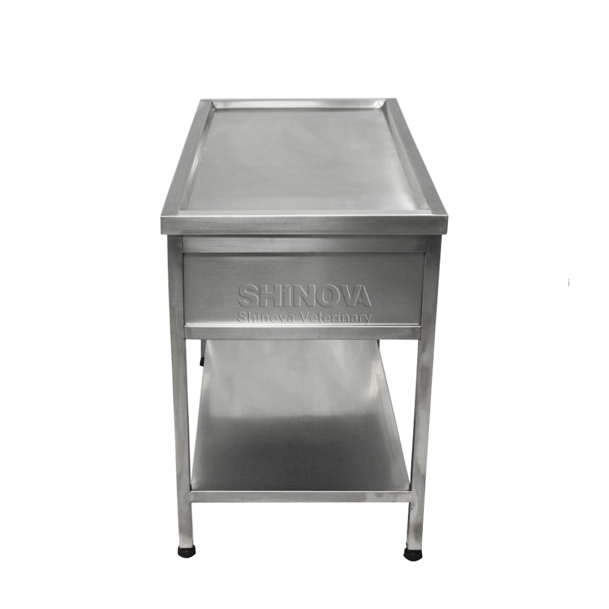 Meja penimbangan hewan peliharaan stainless steel