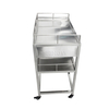 Troli medis stainless steel dengan laci