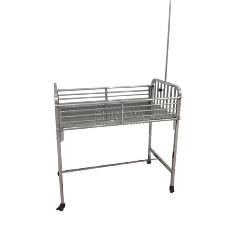Meja Infus Pagar Bergerak Stainless Steel