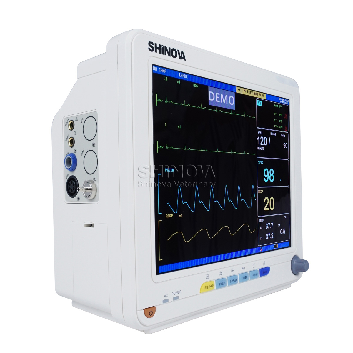 12.1' Layar TFT Monitor Hewan dengan multi-parameter