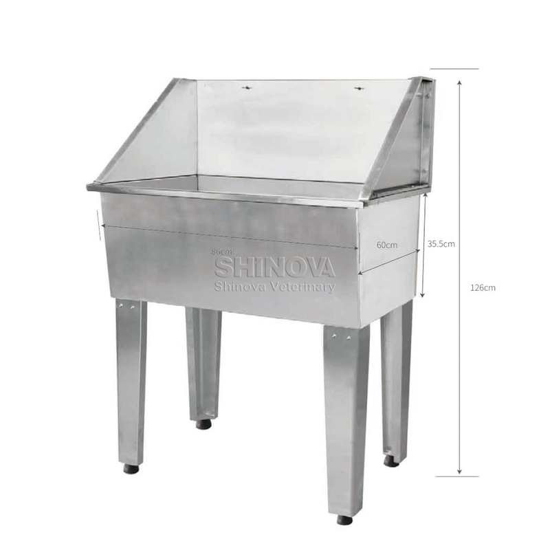 Bathtub hewan peliharaan stainless steel