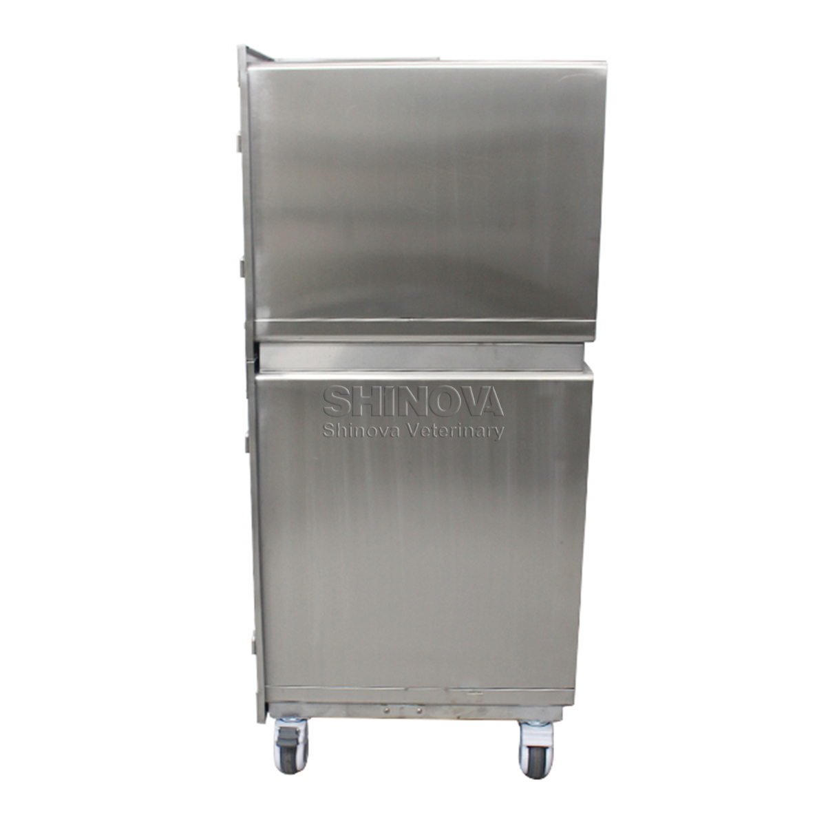 Kandang anjing stainless steel modular (dengan soket daya)