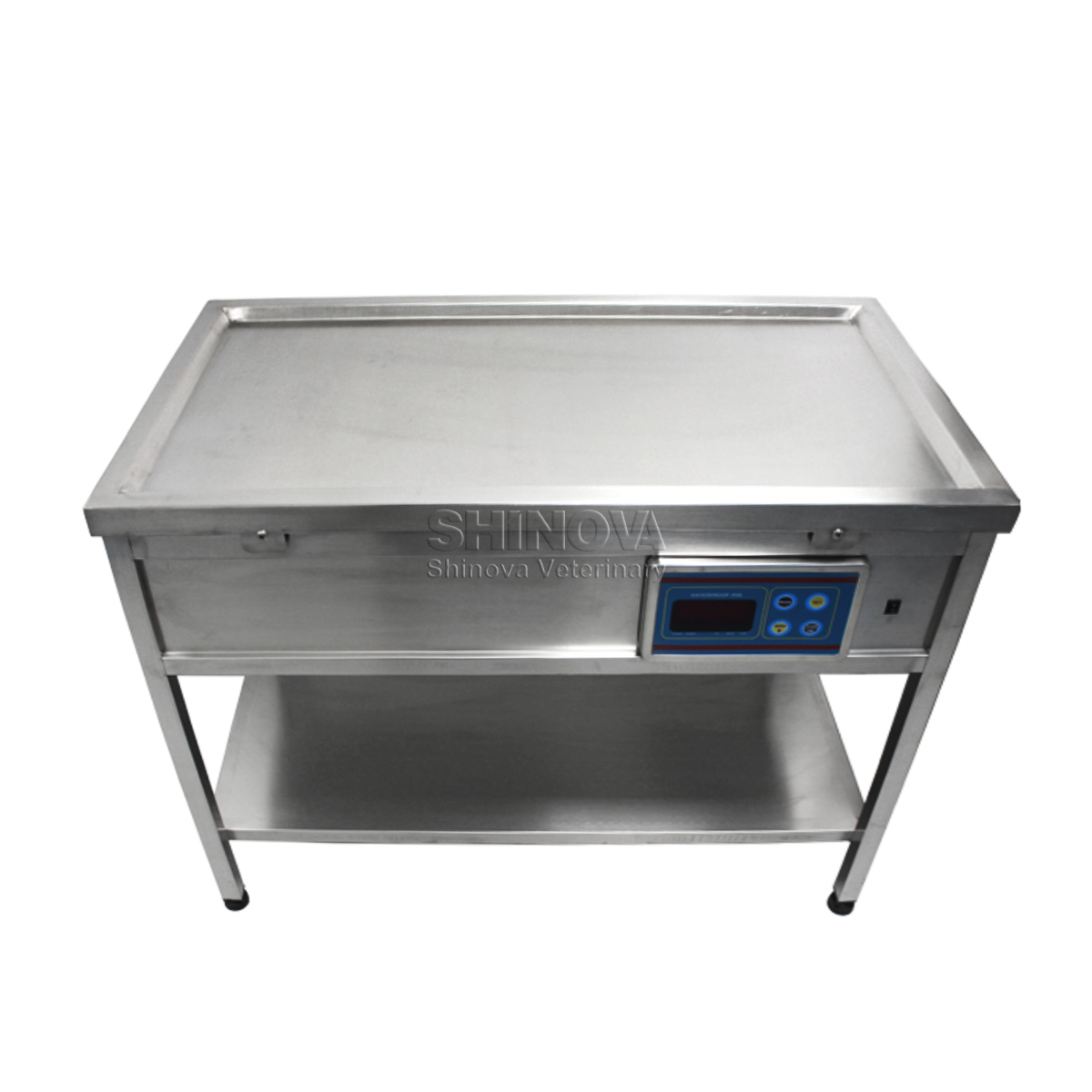 Meja penimbangan hewan peliharaan stainless steel