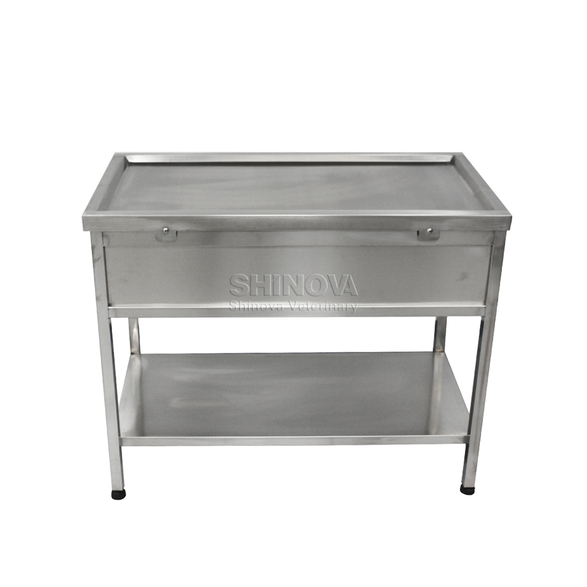 Meja penimbangan hewan peliharaan stainless steel