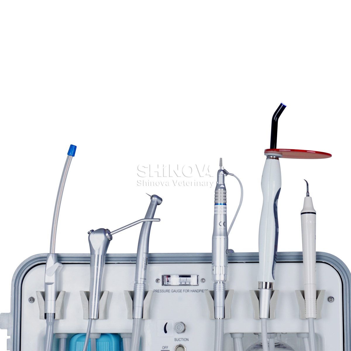 Unit Gigi Portabel Termasuk Handpiece Kecepatan Rendah Dan Tinggi